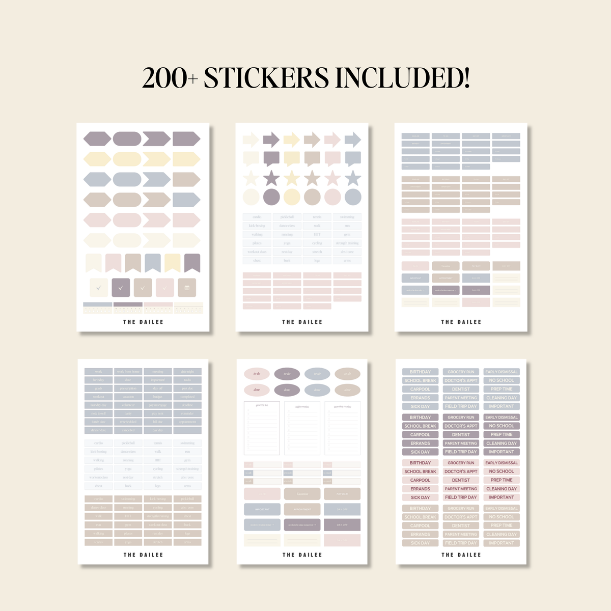 2025 Digital Planner Bundle for Moms